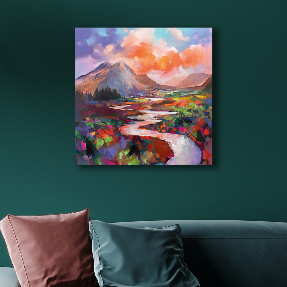 Scott Naismith     'Etive Flow' Canvas 60X60cm , BrandAlley