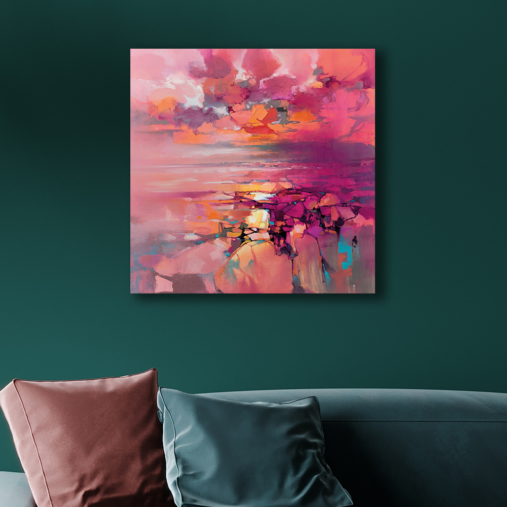 The Art Group   Scott Naismith 'Coral' Canvas 60x60cm , BrandAlley