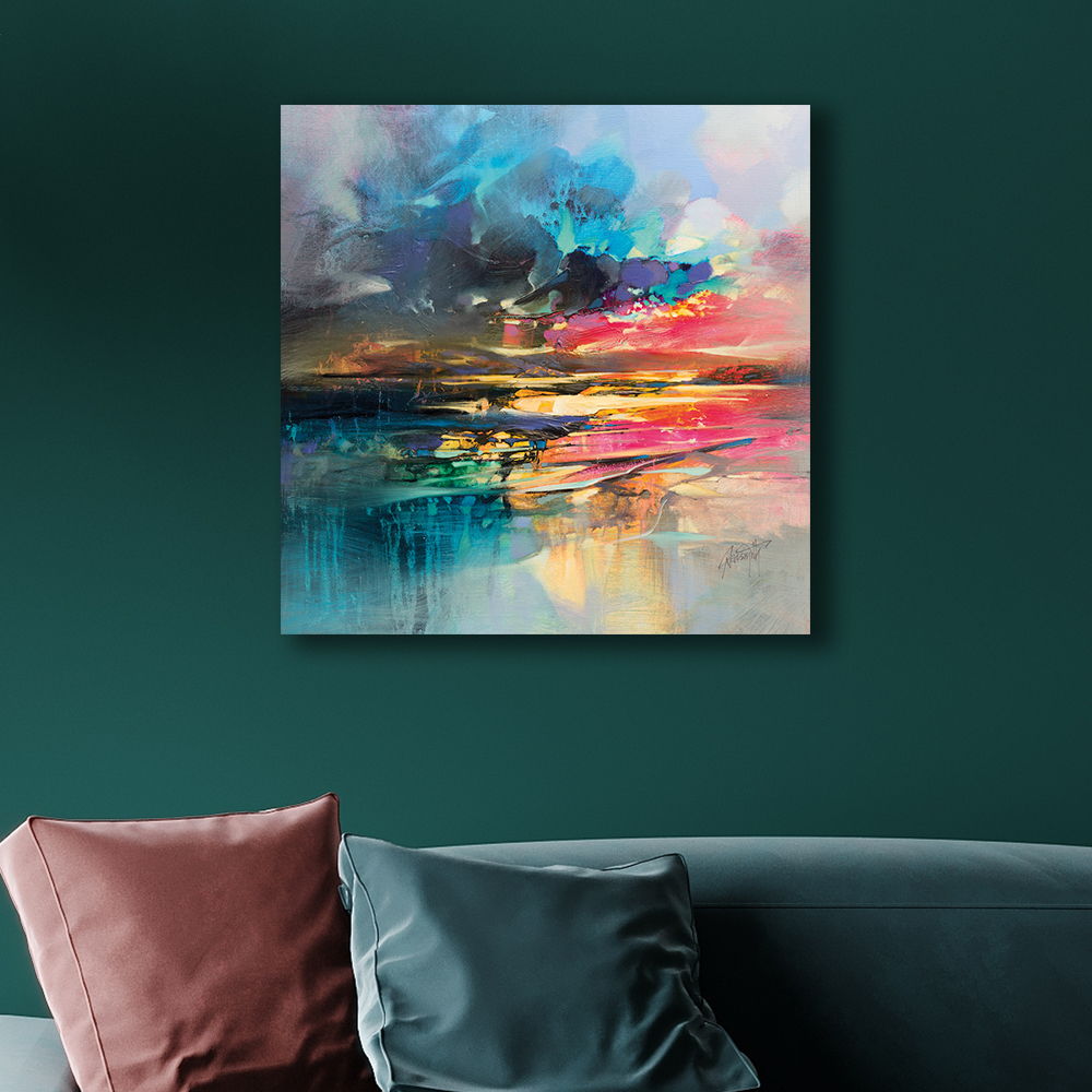 Scott Naismith   'Dissolving Shoreline' Canvas 60x60cm , BrandAlley