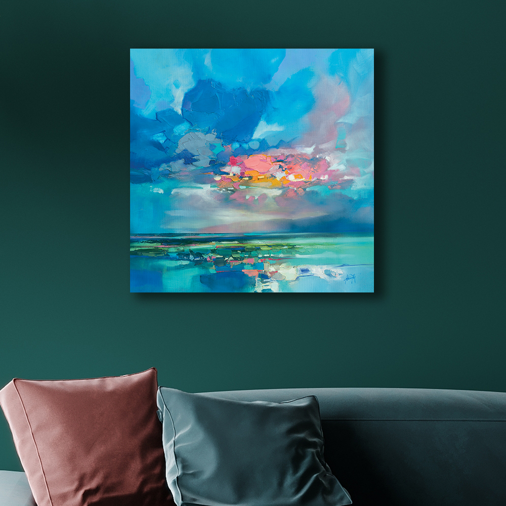 Scott Naismith   'Arran Blue' Canvas 60x60cm , BrandAlley