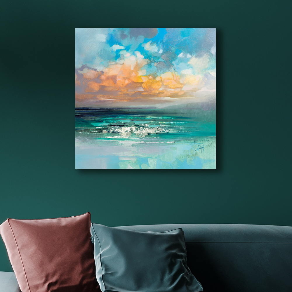 Scott Naismith     'Hebridean Waters' Canvas 60X60cm , BrandAlley