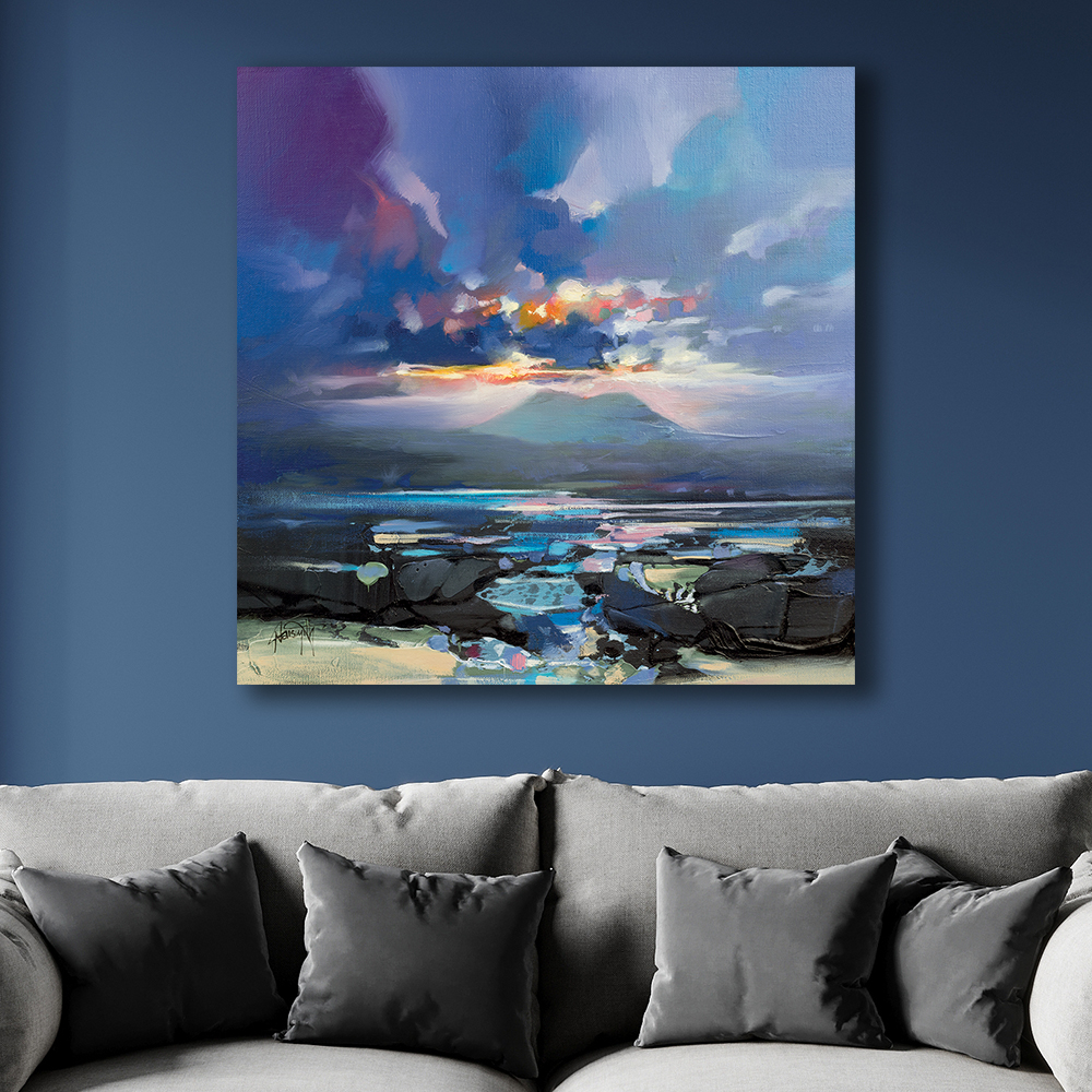 Scott Naismith     'West Coast Blues Iii' Canvas 85X85cm , BrandAlley