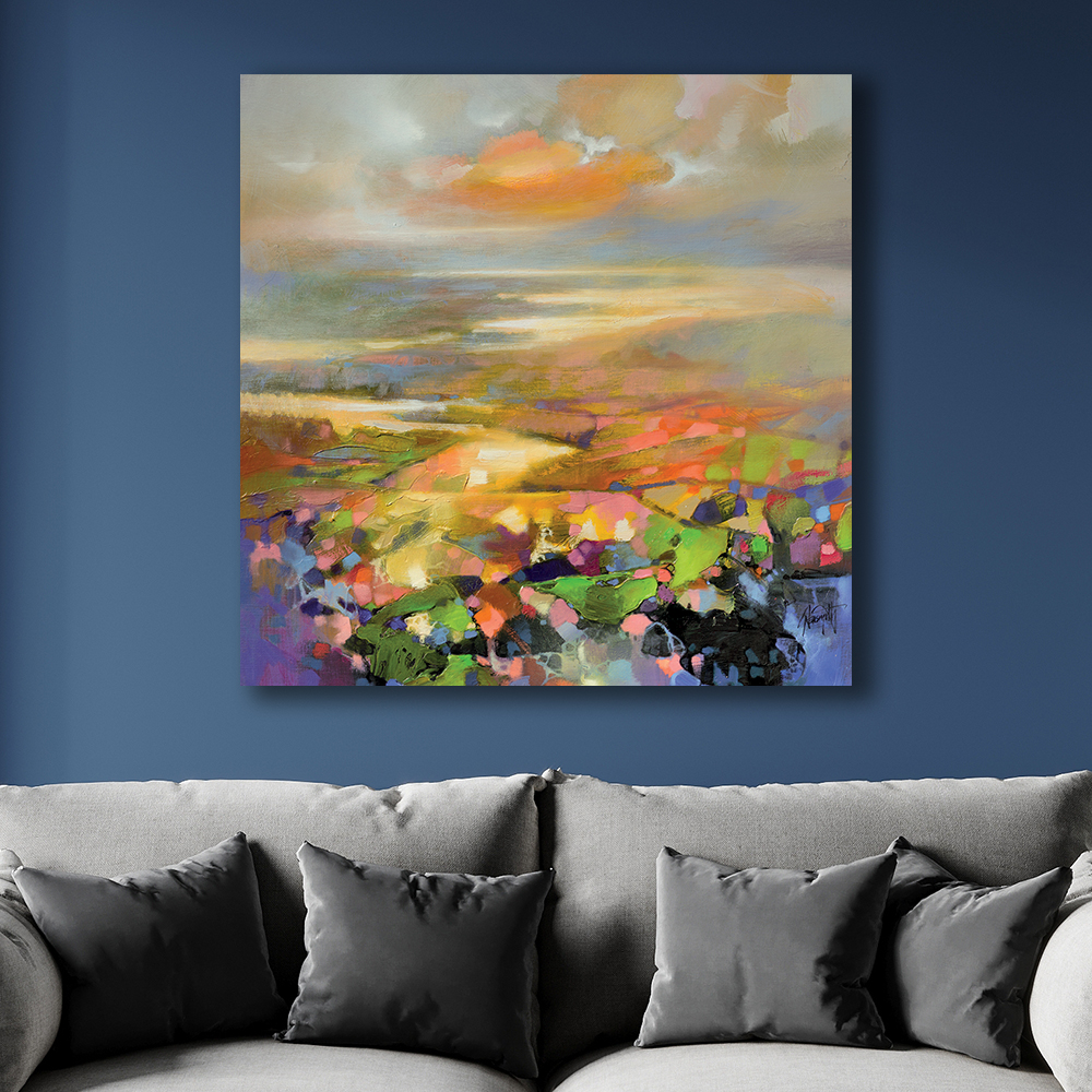 The Art Group     Scott Naismith 'Highland Terrain' Canvas 85X85cm , BrandAlley