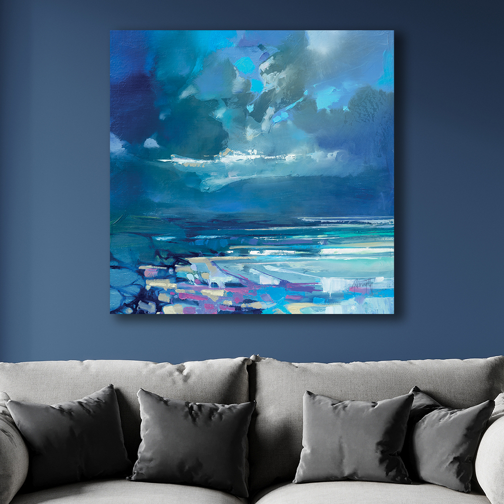 Scott Naismith     'West Coast Blues I' Canvas 85X85cm , BrandAlley