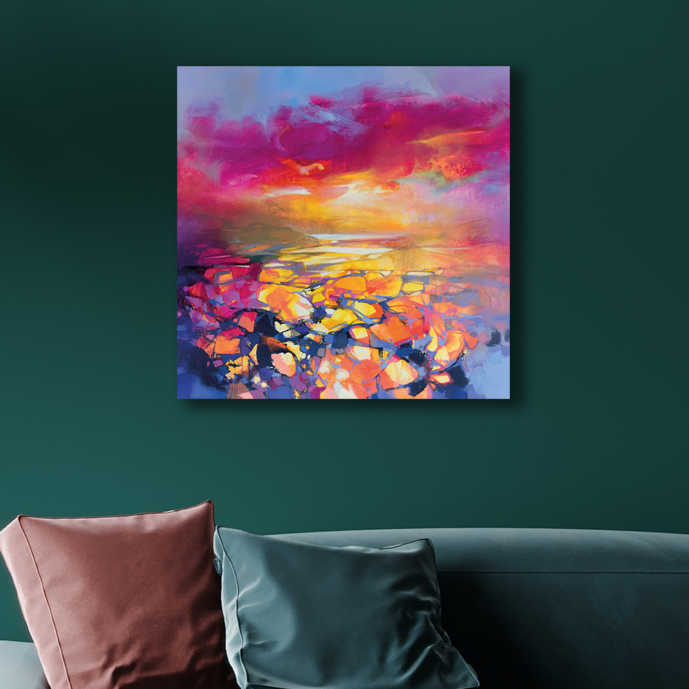 Scott Naismith   'Red Hope' Canvas 60x60cm , BrandAlley