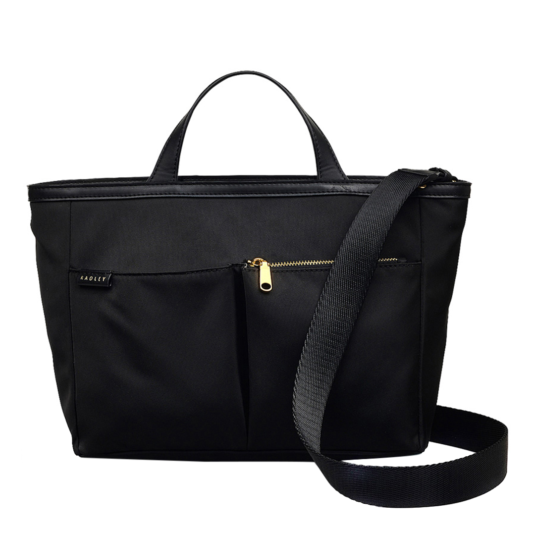 Radley Women's  Black Montague Lane Responsible Medium Ziptop Grab Bag in Size Medium, BrandAlley