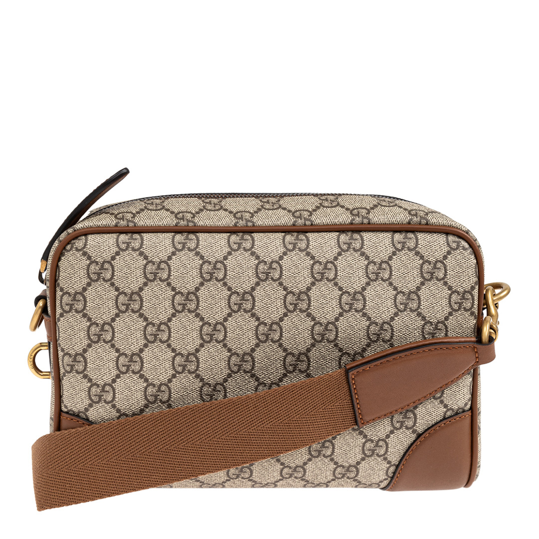 Gucci Women's Brown  GG Emblem Small Shoulder Bag in Size Small, BrandAlley