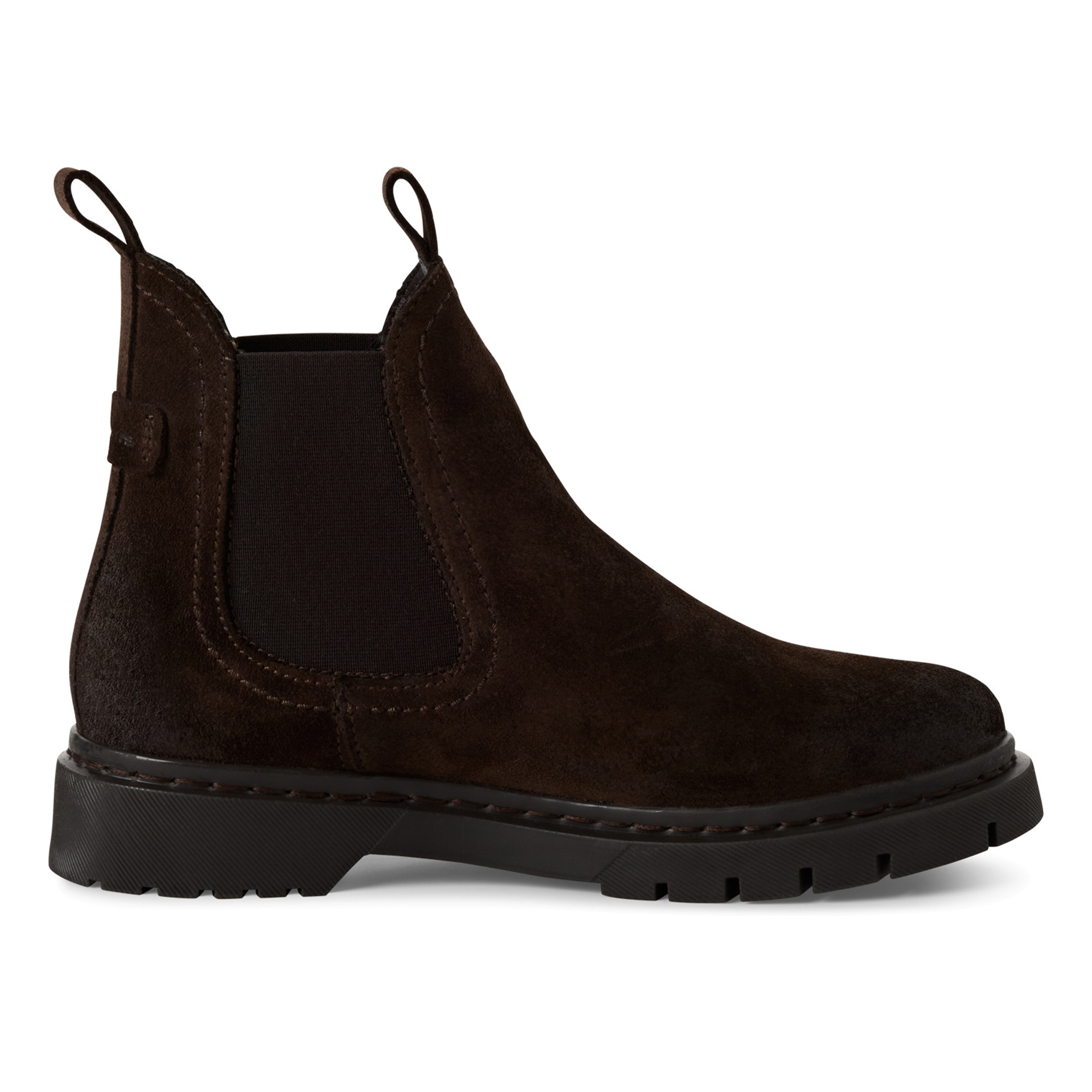 Tamaris Women's   Brown Mocca Suede Leather Classic Chelsea Ankle Boots in Size 42, BrandAlley