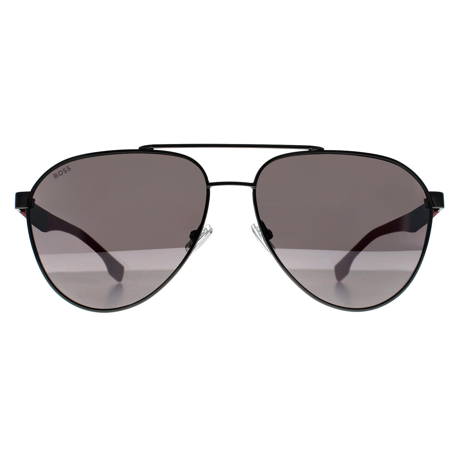 Hugo Boss Men's  Aviator  Gray Gray Boss 1485/S Sunglasses , BrandAlley