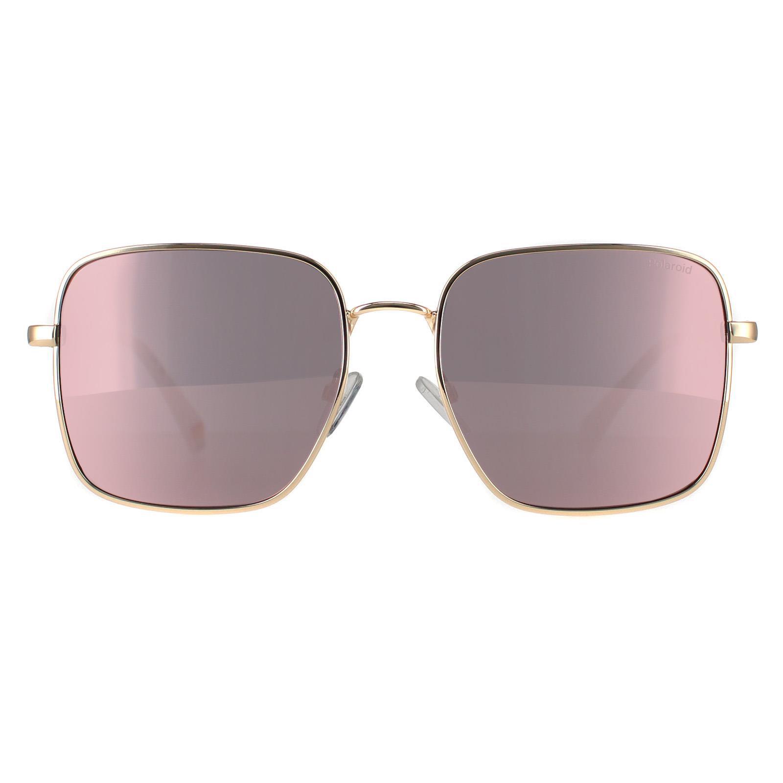Polaroid Men's  Square  Gold Gold Pld 6194/S/X Sunglasses , BrandAlley