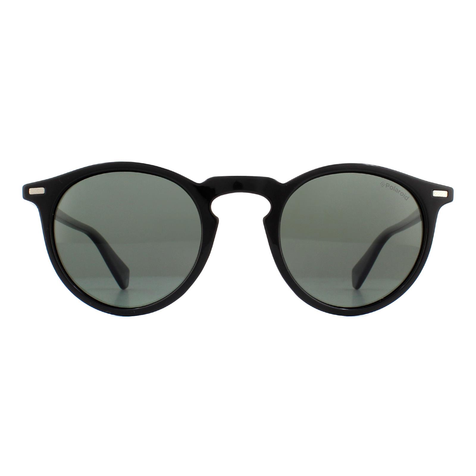 Polaroid Men's   Black Round  Polarised Pld 2086/S Sunglasses , BrandAlley