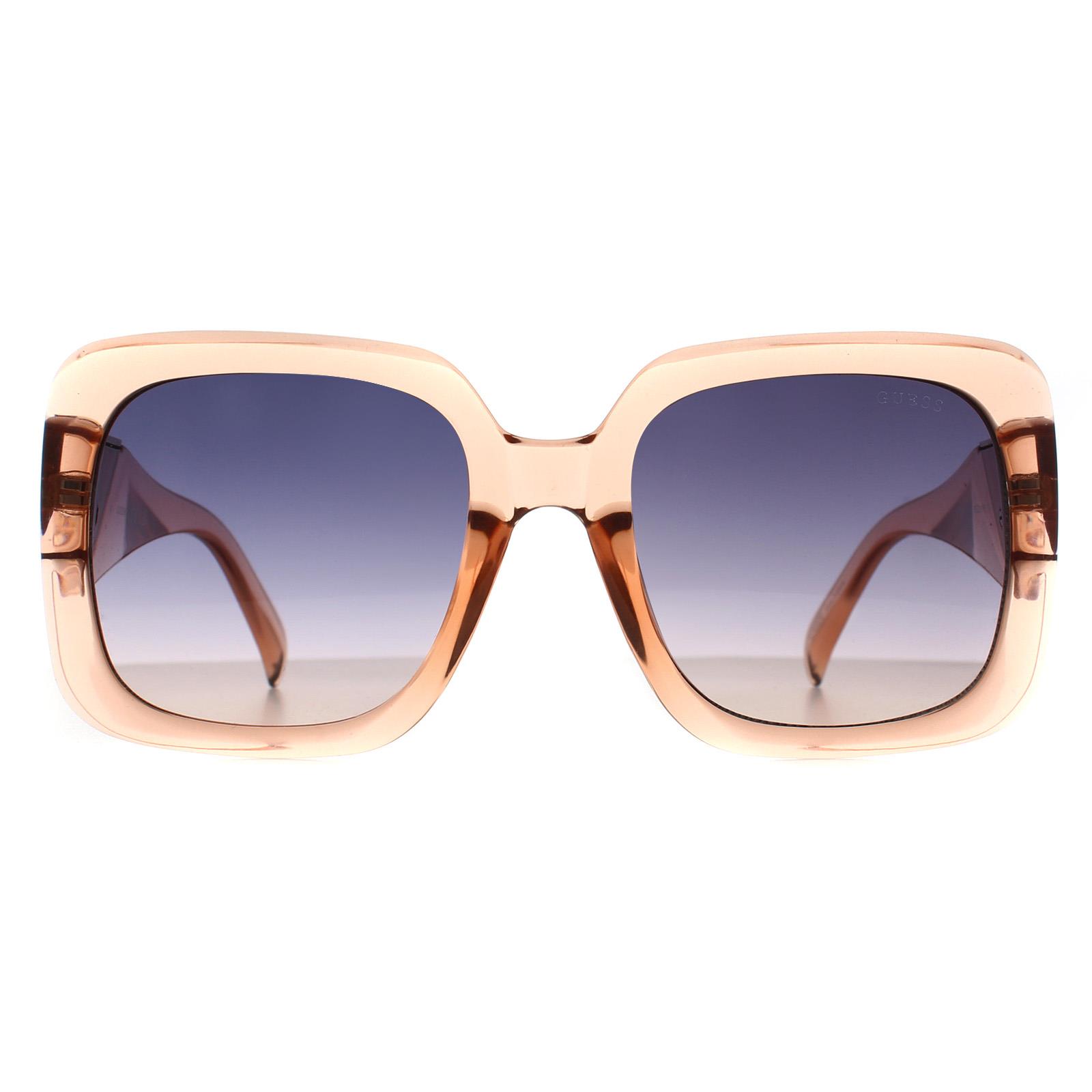 Guess Men's   Brown Square  Gray Gradient Go00046 Sunglasses , BrandAlley