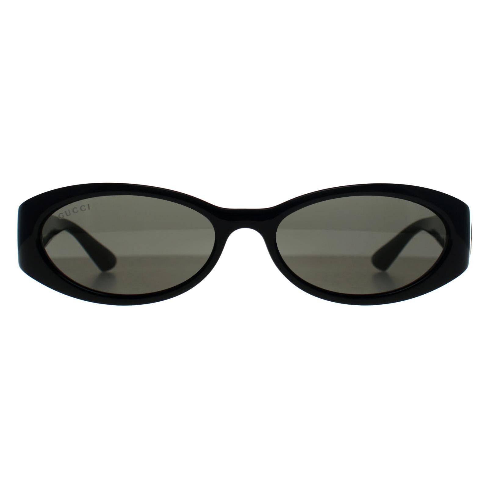 Gucci Men's  Oval  Black Grey Gg1660S Sunglasses , BrandAlley