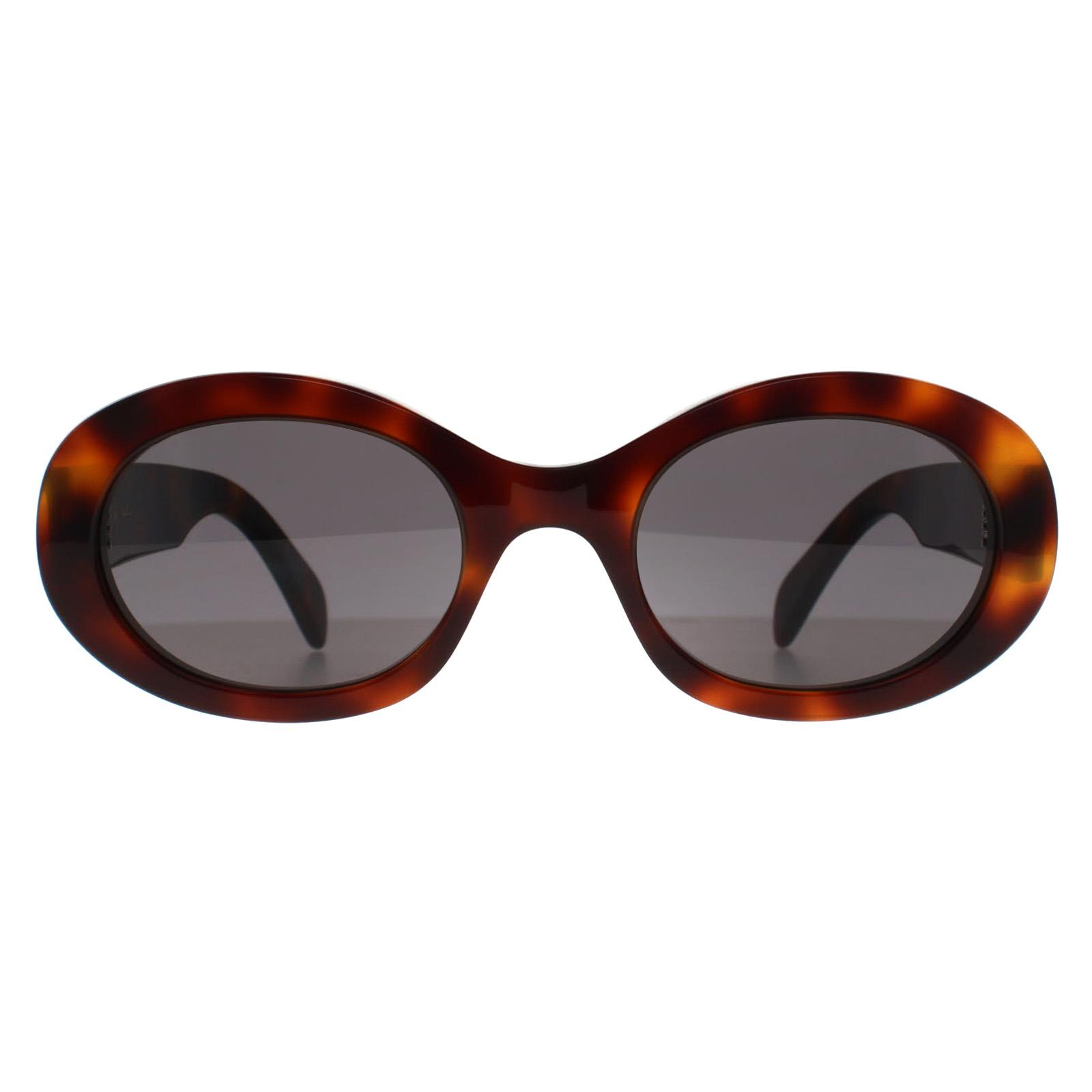 Celine Men's   Brown Oval  Gray Cl40194u Triomphe Sunglasses , BrandAlley
