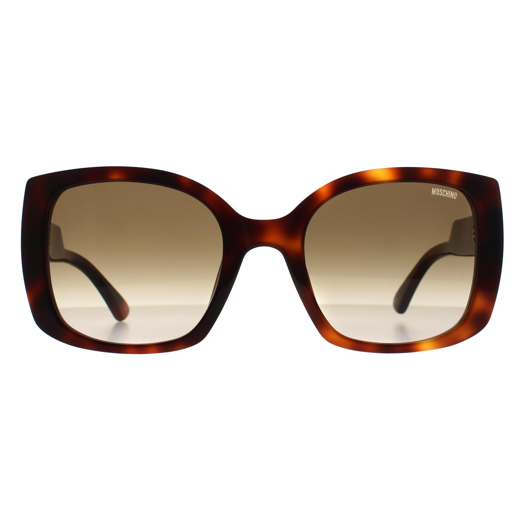 MOSCHINO Men's  Square  Brown Brown Gradient Mos124/S Sunglasses , BrandAlley