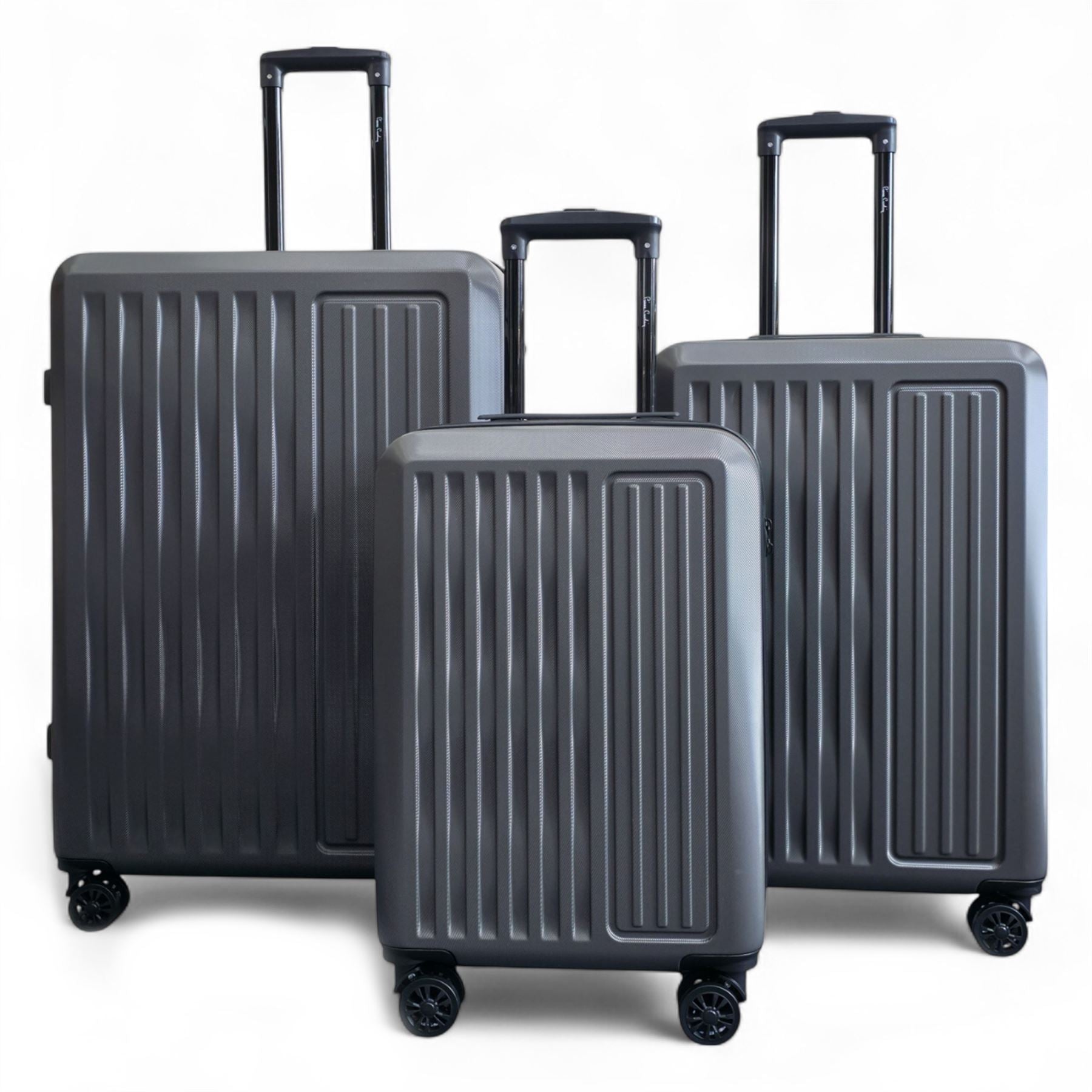 Infinity Luggage Men's  Grey ABS Hard Shell Suitcase Travel in Size M, BrandAlley