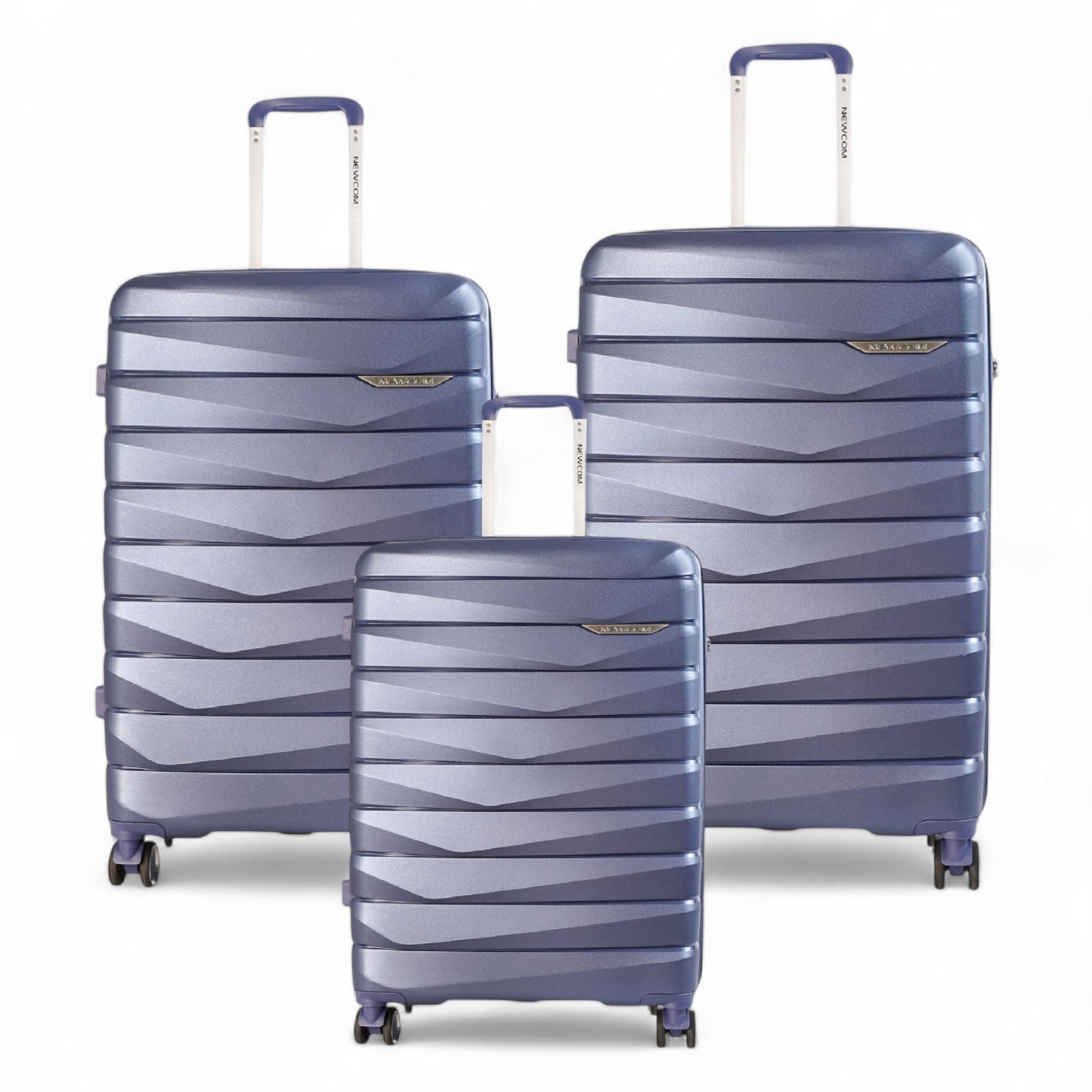 Infinity Luggage Men's   Blue Newcom Hard Shell Tsa Strong Suitcase  , BrandAlley