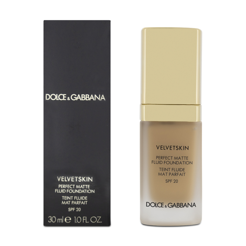 Dolce & Gabbana   Velvetskin Foundation 130 Warm Rose in Size 1, BrandAlley