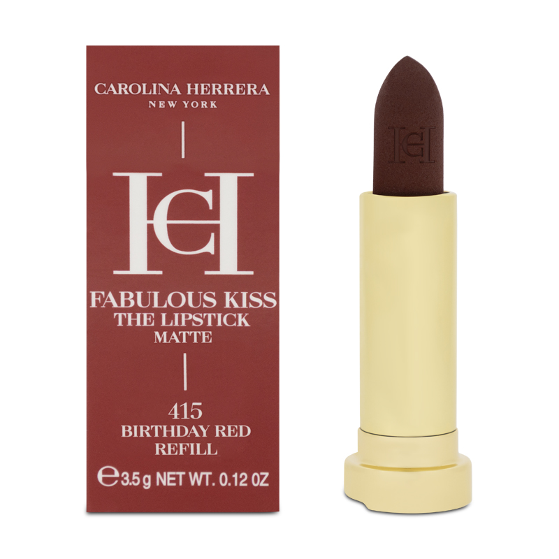 Carolina Herrera   Fabulous Kiss The Lipstick Matte 415 Birthday Red Refill , BrandAlley