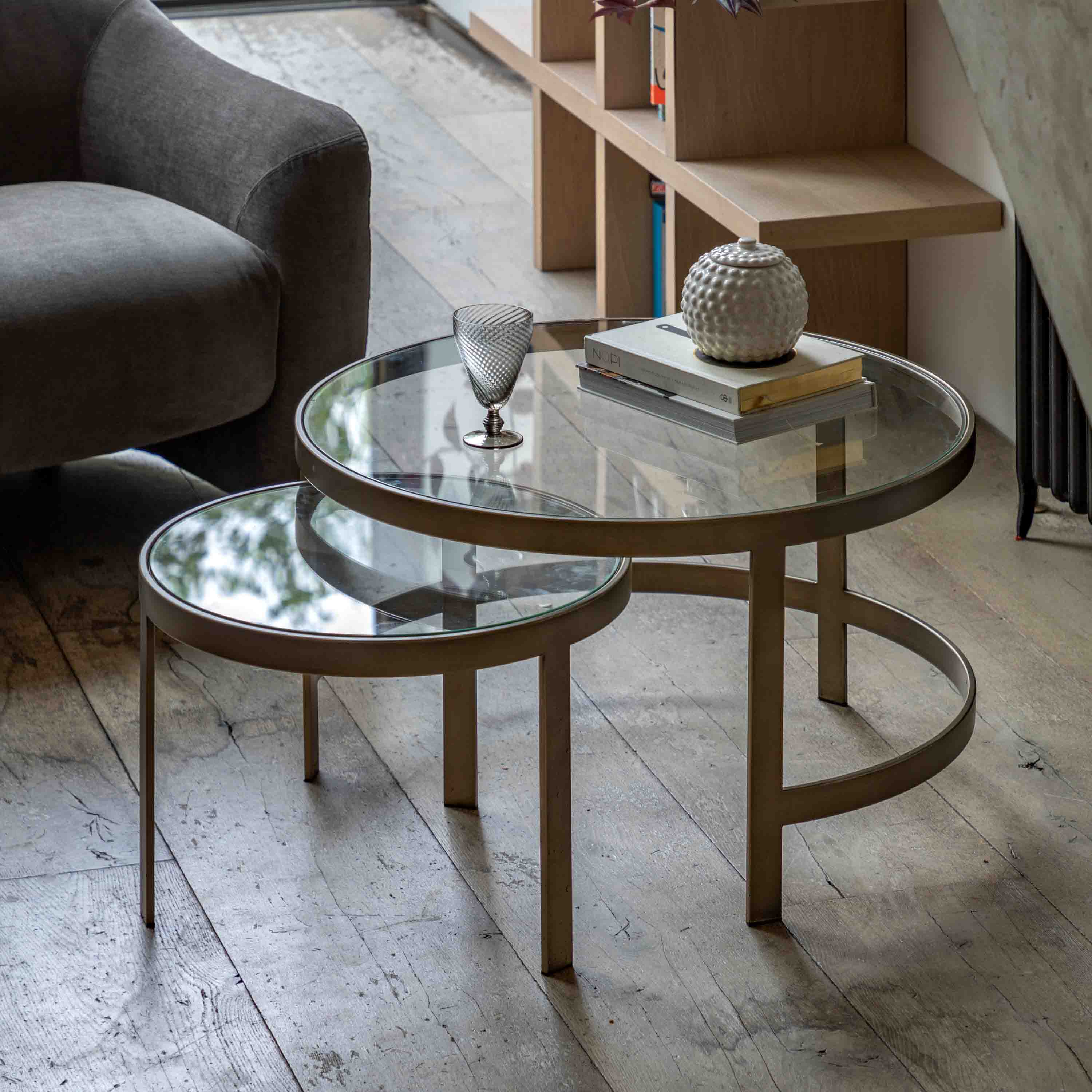 Gallery Living   Loki Nest of 2 Tables in Size 2, BrandAlley