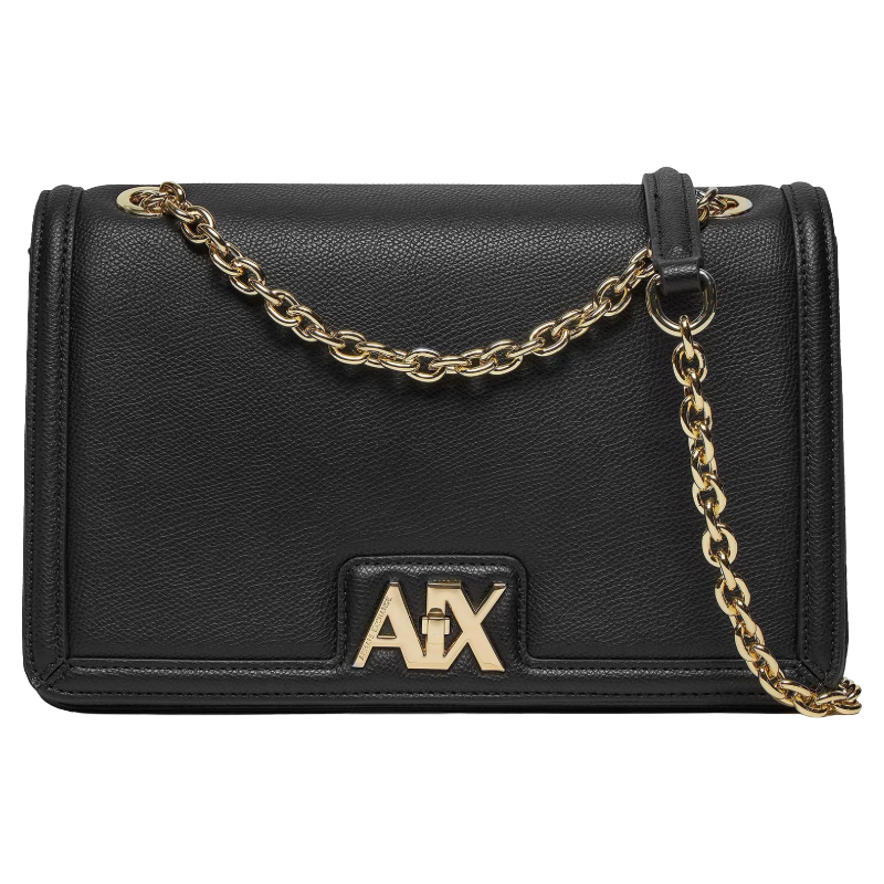 Armani Exchange Women's  Crossbody Handbag Messenger Bag Medium Black 4R731 , BrandAlley