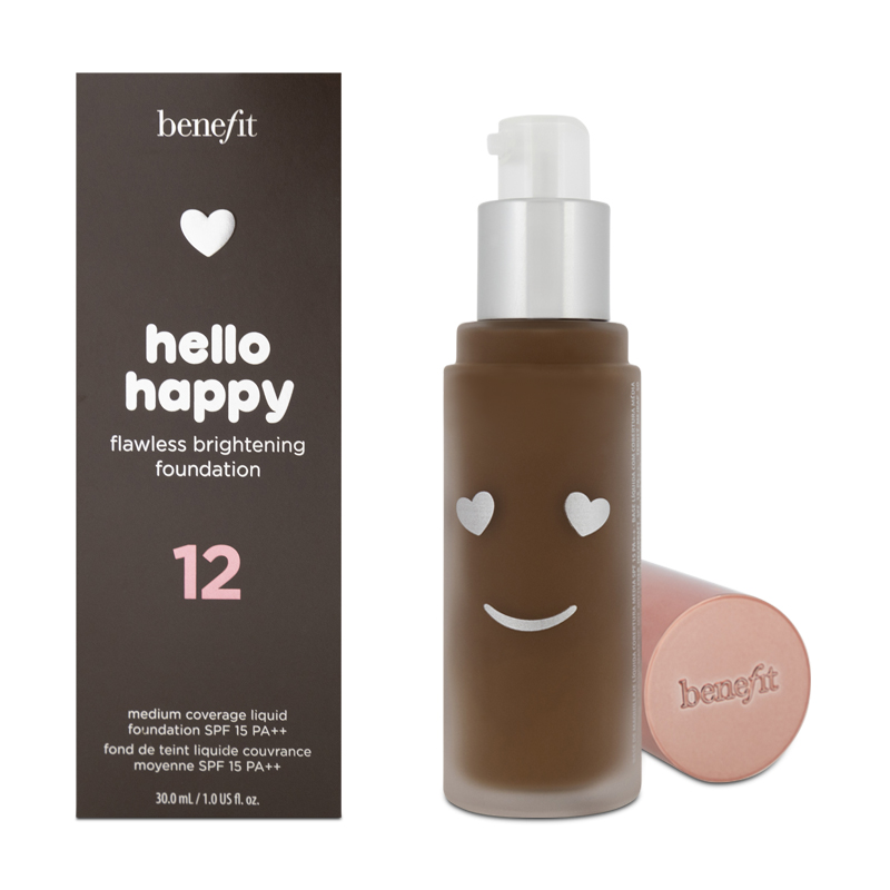 Benefit    Beige Hello Happy Liquid Foundation Shade 12 - Flawless Finish in Size 1, BrandAlley