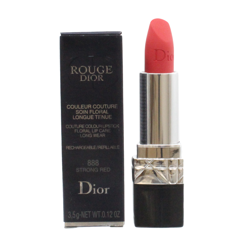 Dior    Red Rouge Refillable Lipstick 888 Strong , BrandAlley