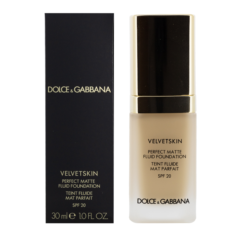 Dolce & Gabbana   Velvetskin Foundation 120 Natural Beige in Size 1, BrandAlley