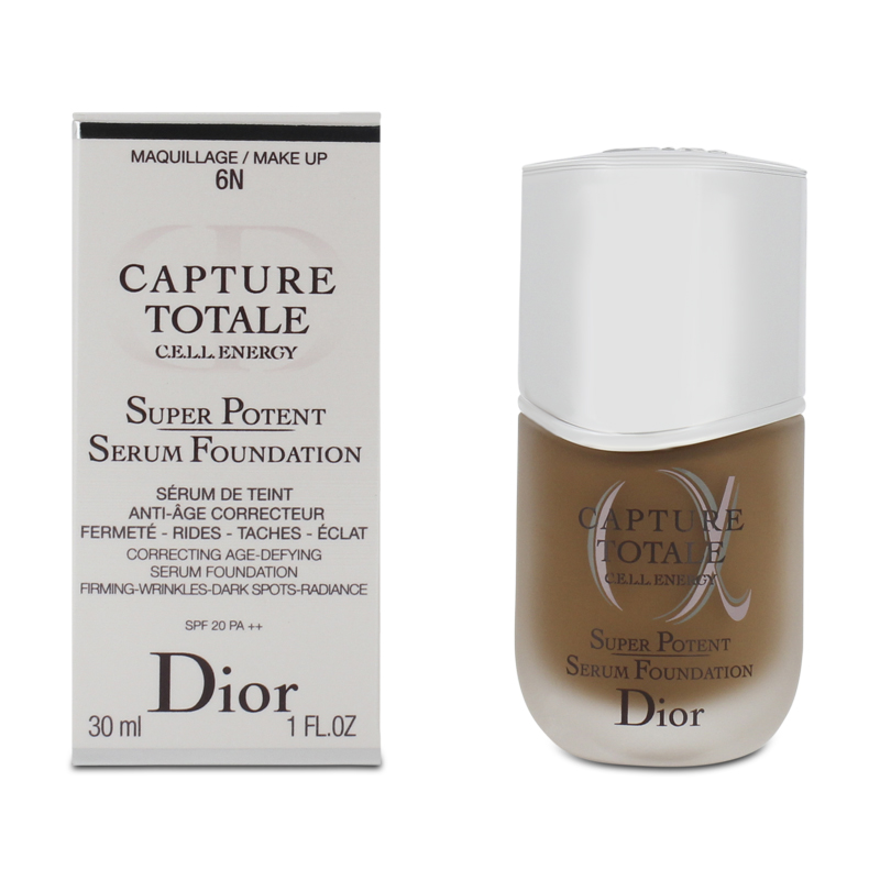 Dior    Beige Capture Totale C.e.l.l Serum Foundation 6N Neutral 30Ml in Size 1, BrandAlley