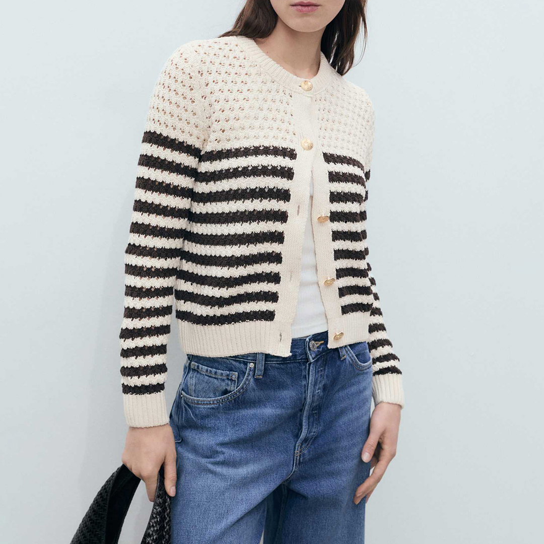 Mango Women's  CARDIGAN OLIVA in Size S, BrandAlley