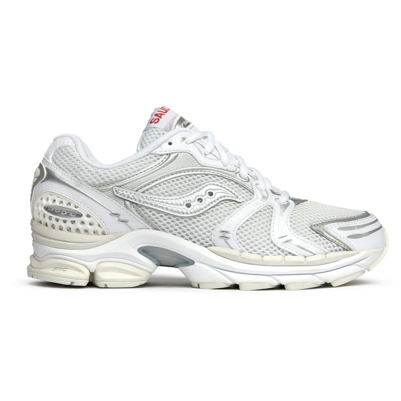 Saucony Women's   White Progrid Triumph 4 Heritage Trainers in Size 4, BrandAlley