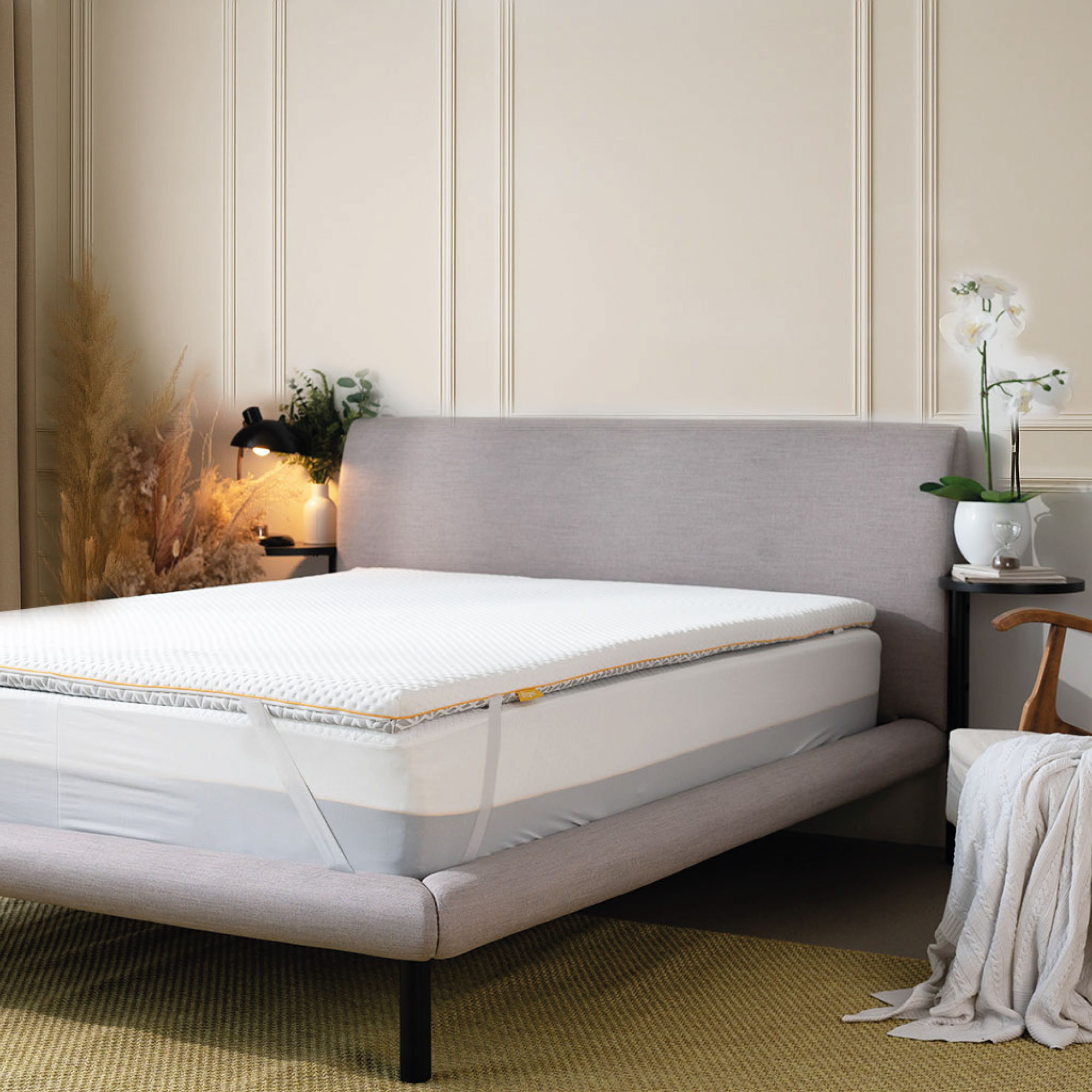 Brightr Sleep   Aurora 2 in 1 Soft/Medium Mattress Topper in Size Small Double, BrandAlley
