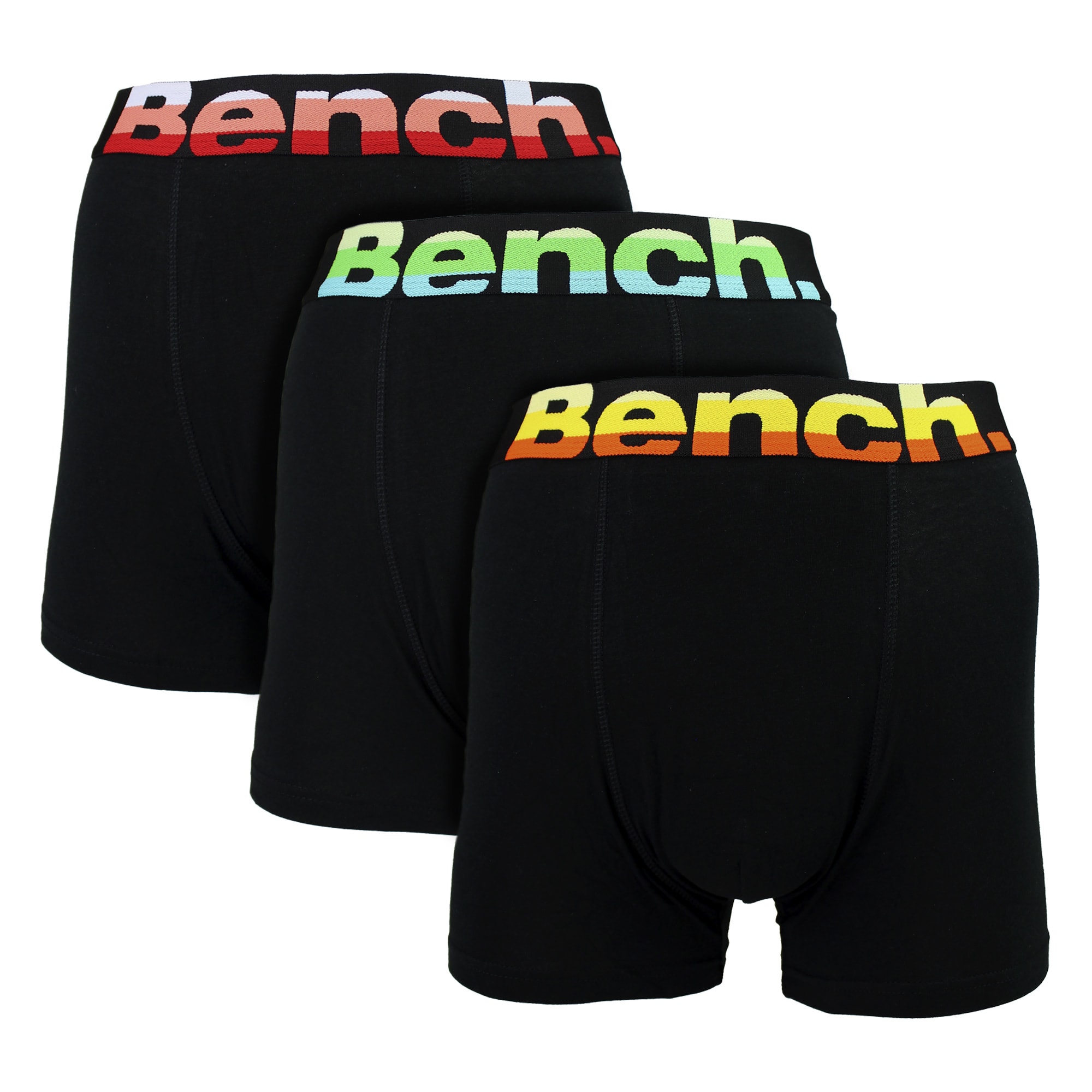 Bench Men's  Black 3 Pack  Cotton Boxers Underwear - Arnav Collection in Size XXL, BrandAlley