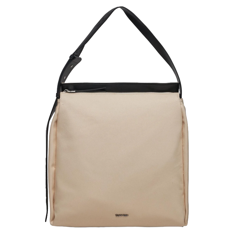 Calvin Klein Women's   Cream Handbag Large Gracie Shopper Canvas K60k611344 , BrandAlley
