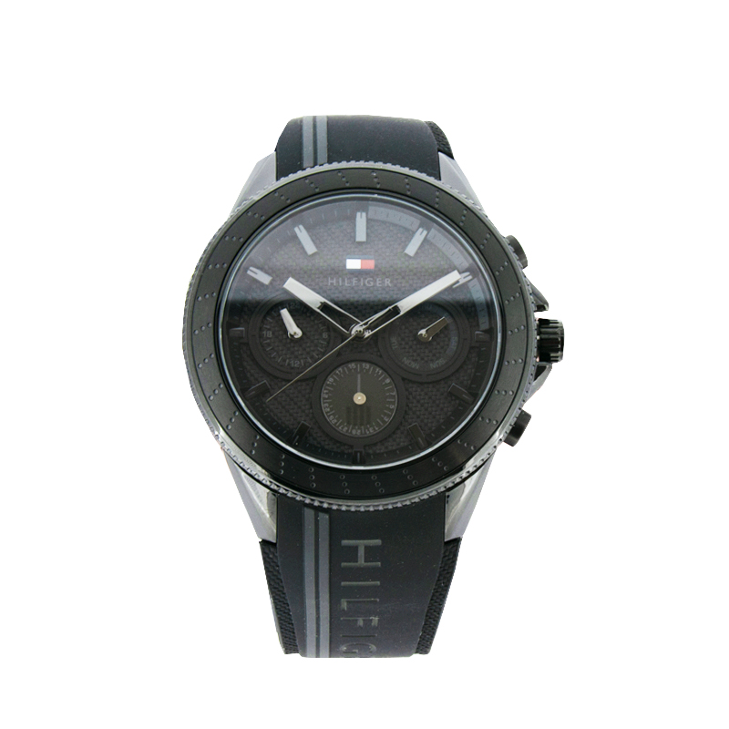 Tommy Hilfiger Men's  Black Chronograph  Watch 1791861 , BrandAlley