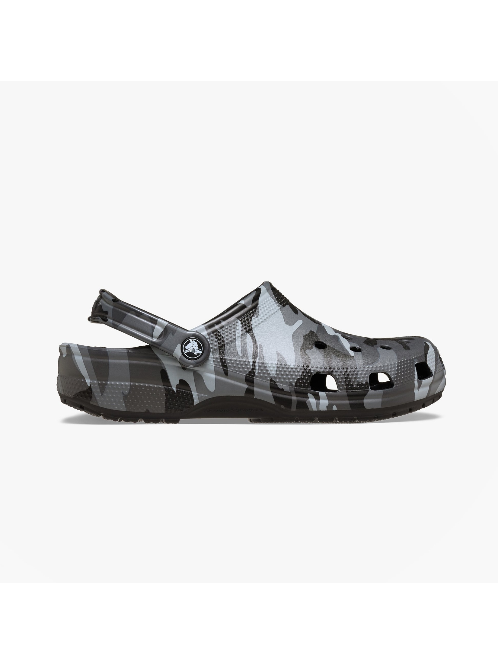 Crocs Men's  Black Classic Camouflage Clogs in Size 7, BrandAlley