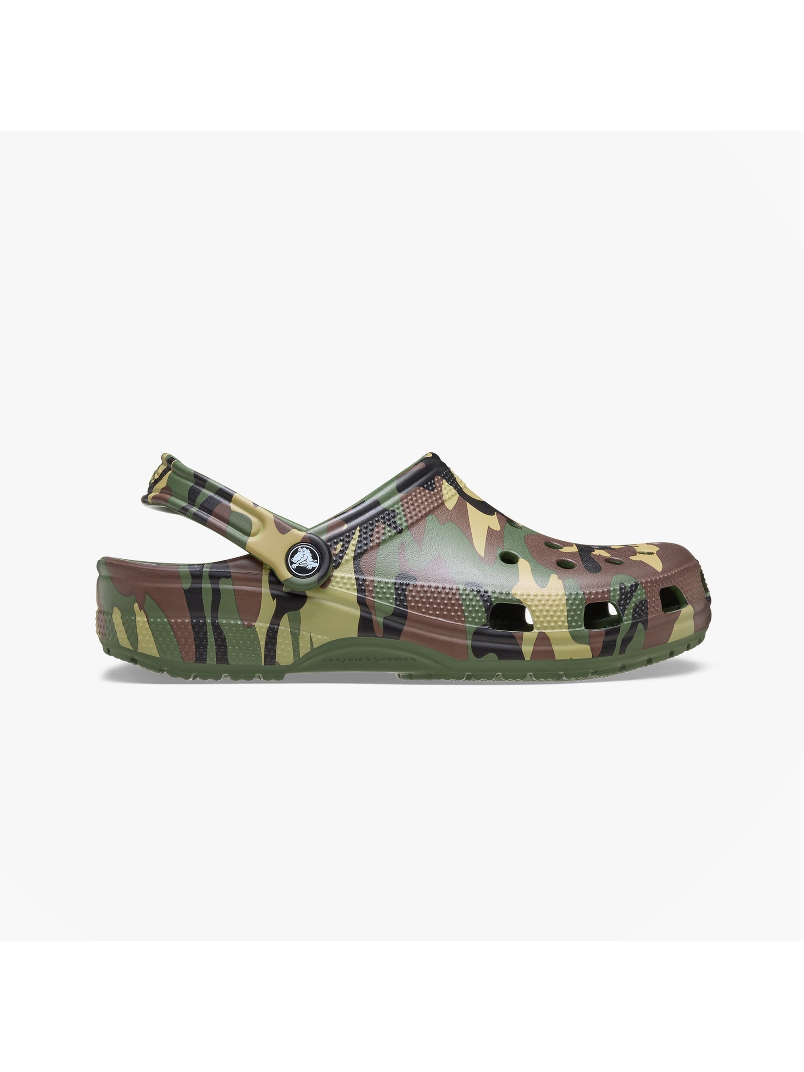 Crocs Men's  Green Classic Camouflage Clogs in Size 7, BrandAlley