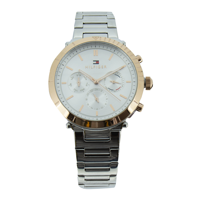 Tommy Hilfiger Women's  Chronograph Silver & Gold Ladies Watch Emery 1782348 , BrandAlley