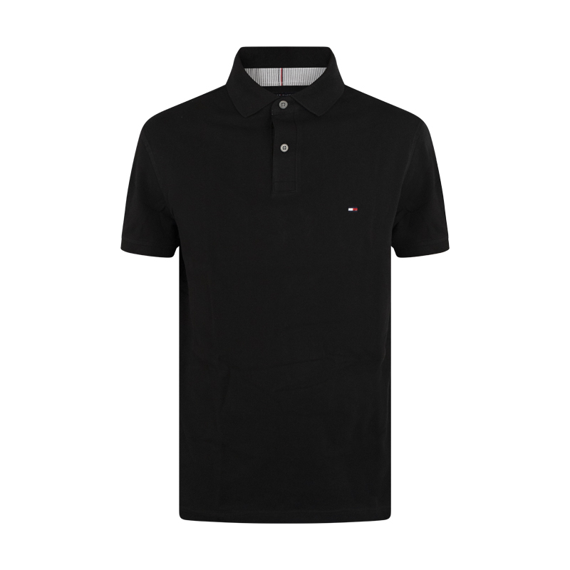 Tommy Hilfiger Men's   Black Polo Shirt in Size M, BrandAlley