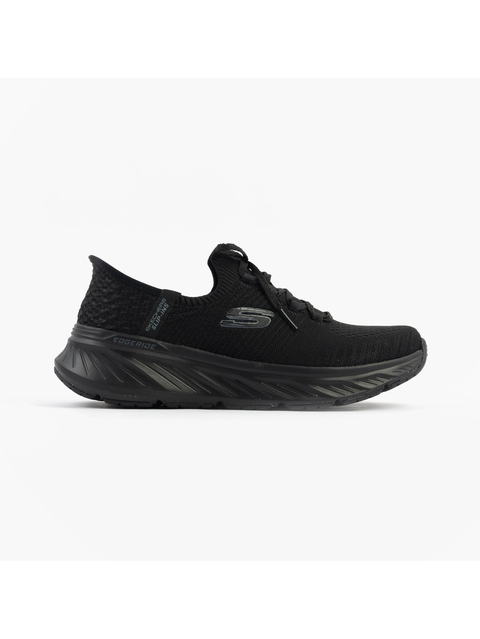 Skechers Women's   Black 150470/Bbk Edgeride - Impression Low Top Trainers in Size 8, BrandAlley
