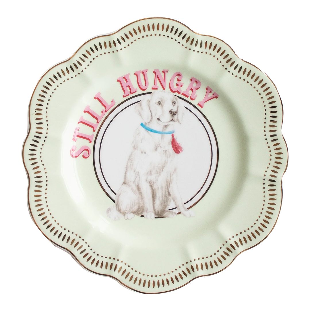 Yvonne Ellen   Labrador Flower Plate 23cm in Size 23cm, BrandAlley