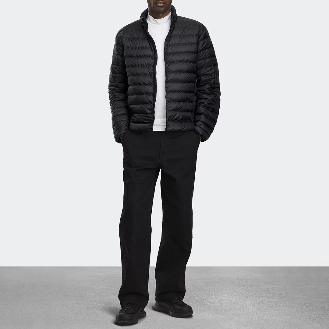 Canada Goose Men's  Black Stratus Tonal Label Jacket in Size M, BrandAlley