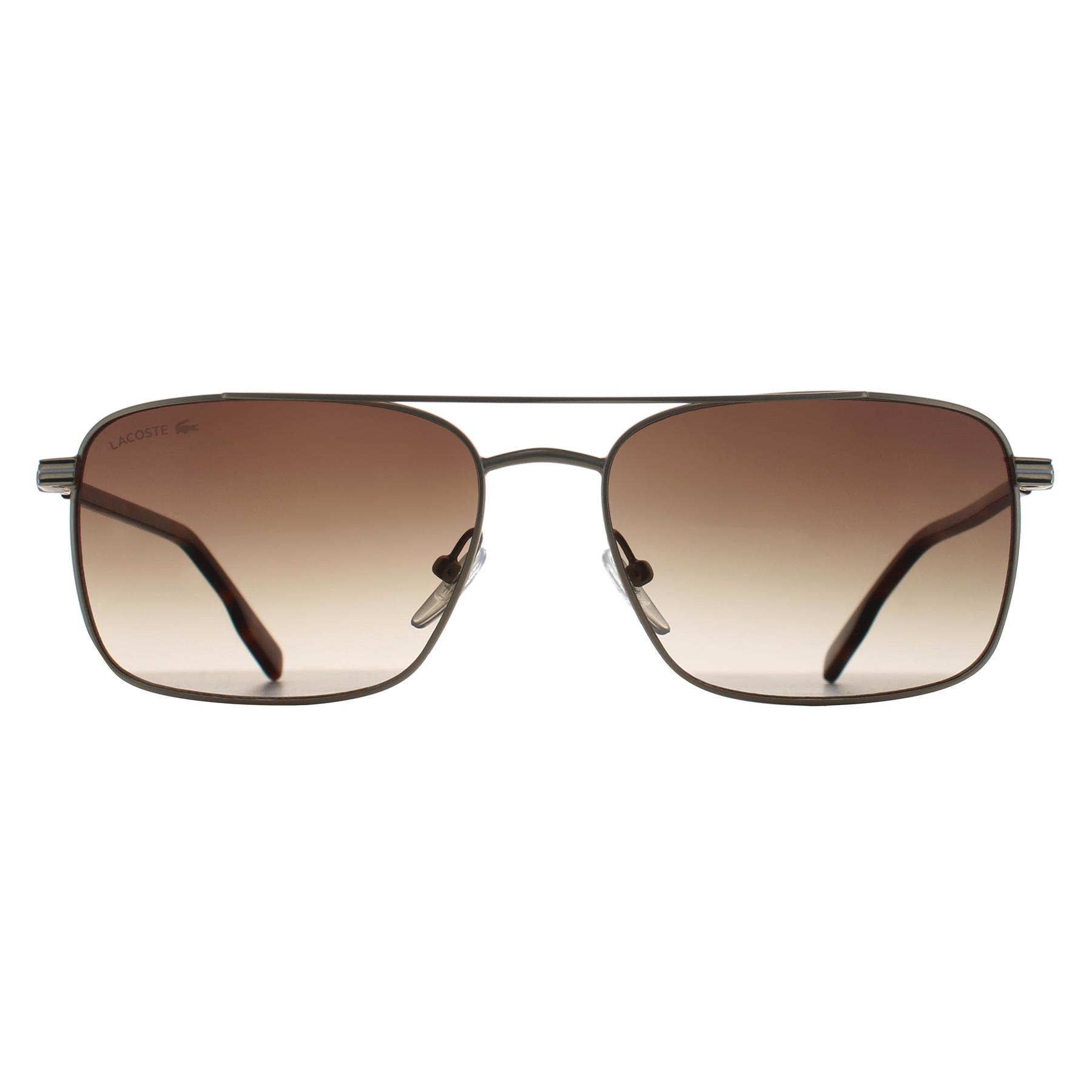 Lacoste Men's  Rectangle Male Gold Brown Gradient L264S Sunglasses , BrandAlley