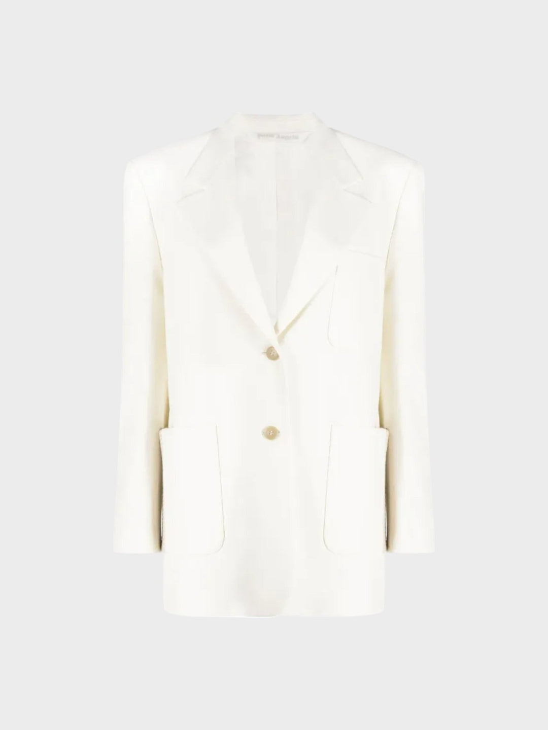 Palm Angels Women's  Knitted Tape Blazer White in Size XS, BrandAlley
