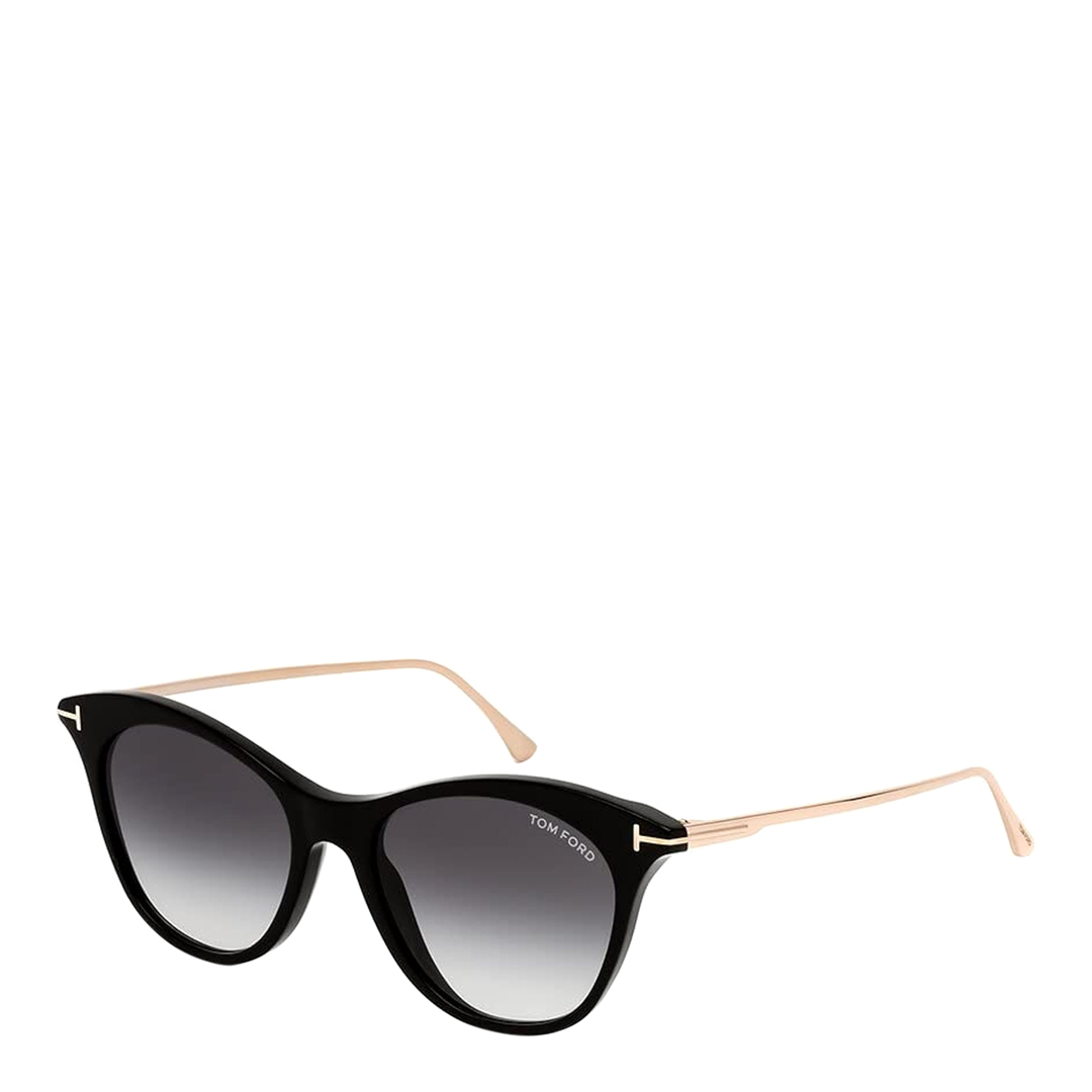 Tom Ford Women's  Black & Gold  Micaela Sunglasses 53mm in Size 17, BrandAlley