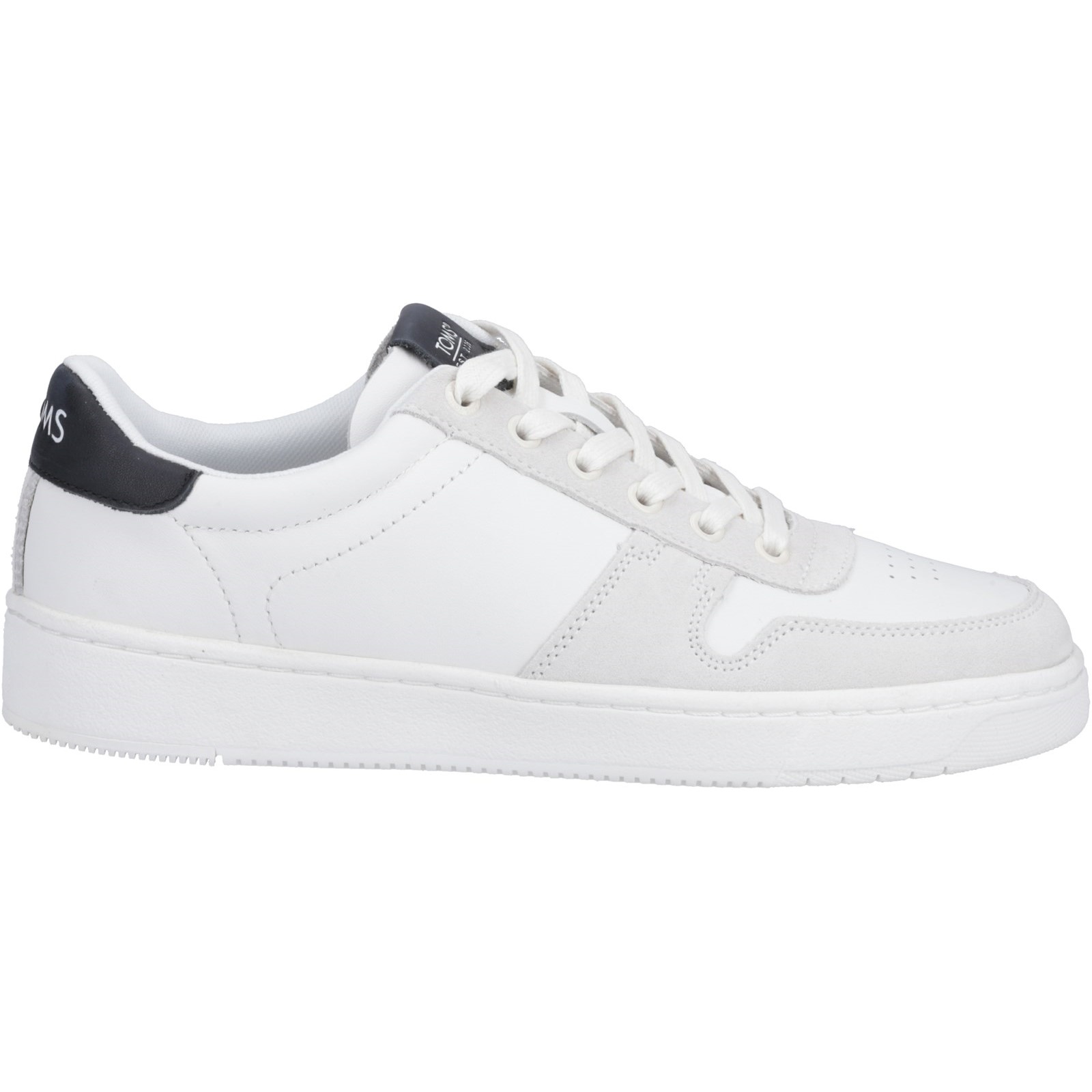 Toms Men's  White TRVL LITE Court Trainer in Size 7, BrandAlley