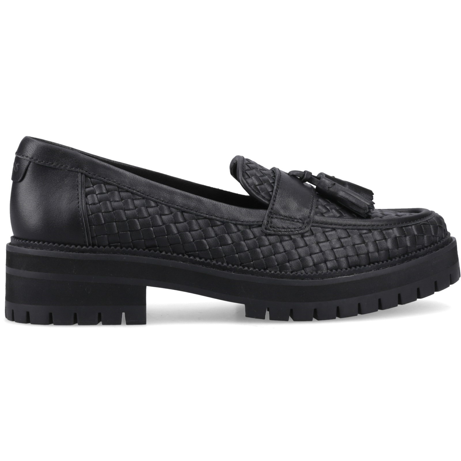 Toms Women's   Black Cara Woven Loafer in Size 7, BrandAlley