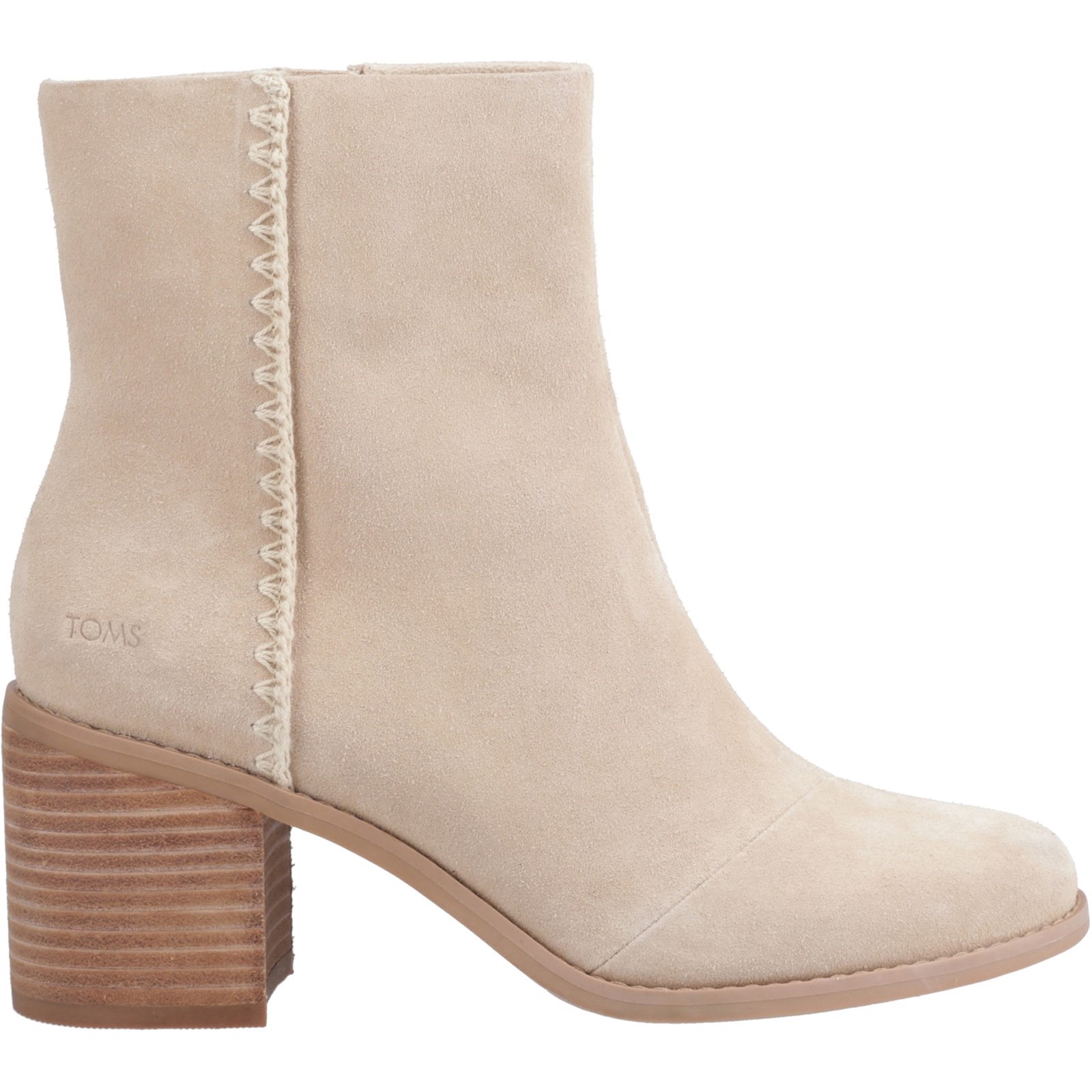 Toms Women's  Beige Evelyn Ankle Boot in Size 4, BrandAlley