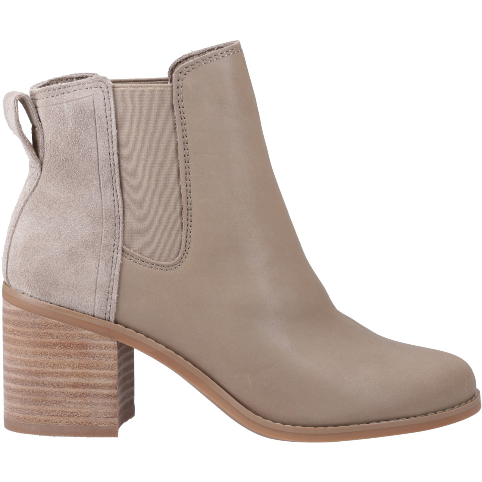 Toms Women's  Beige Evelyn Chelsea Boot in Size 8, BrandAlley