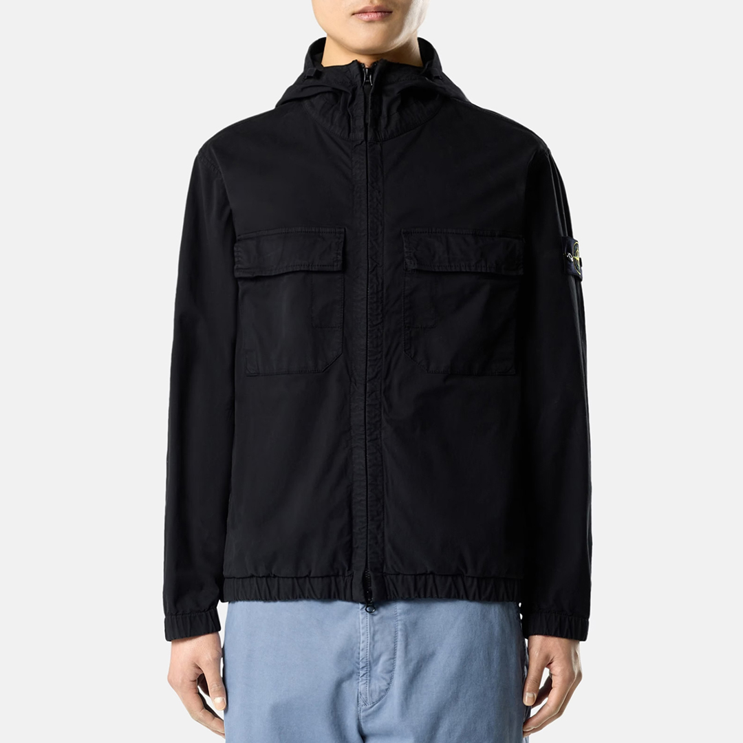 Stone Island Men's  Navy Zip Through Rain Jacket in Size M, BrandAlley